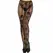 Leg Avenue Floral Pattern Suspender-Style Tights with Bow Accents One Size
