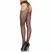 Leg Avenue mrežaste gaćice plus size sa ukrasnim otvorima, crne