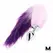 KINK Model M Silicone Plug with 40cm Synthetic Tail, Purple