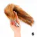 KINK Anal Plug S with 40cm Brown Synthetic Tail - Silicone, Ergonomic Design