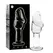 Ibiza Nebula Series Model 6 intimni stakleni čep providni 12,5cm O4cm