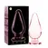 Ibiza Nebula Series Model 4 stakleni intimni čep roze 11cm O5cm