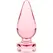 Ibiza Nebula Series Model 4 stakleni intimni čep roze 11cm O5cm