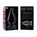 Ibiza Nebula Series Model 4 stakleni intimni čep roze 11cm O5cm