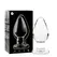 IBIZA Nebula Series Model 3 Glass Plug Transparent 11cm O5cm
