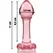 Ibiza Nebula Serija Model 2 Intimni Čep Borosilikatno Staklo Pink 11cm