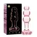 Ibiza Nebula Serija Model 1 Intimni Stakleni Čep Pink 10.5cm Borosilikat