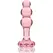Ibiza Nebula Serija Model 1 Intimni Stakleni Čep Pink 10.5cm Borosilikat