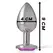 INTENSE Aluminijumski Metalni Čep Pink Srce L - Luksuzni Dragulj, 9cm