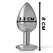 INTENSE Aluminijumski Metalni Čep M - Kristal Belo Srce, 8cm