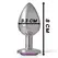 Intense Metalni Čep M Ljubičasti Kristal - Aluminijum, Dekorativni Dragulj, 8 cm