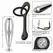 CalExotics Star Fucker Glider Plug - Dual Enhancer & Metal Probe with Gem Base