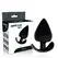 Addicted Toys Intimni Čep 8.5 cm - Fleksibilan Ergonomski TPR, Crni
