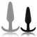 OHMAMA Silicone Intimate Plug with Ergonomic Handle 8.2cm Black