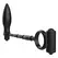 Addicted Toys Intimni čep i vibrirajući prsten set, Silikon, 27 cm, Crni