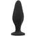OHMAMA Silicone Plug 12cm Slim Design with Suction Cup, Black