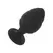 OHMAMA Silicone Intimate Plug S 6cm - Ergonomic, Medical Grade, Black