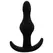 OHMAMA Silicone Plug 8 cm - Medical Grade, Ergonomic, Black