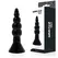 Addicted Toys Black Plug 17 cm Flexible TPR Hypoallergenic System