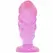 Baile Unisex Intimate Plug Pink Strong Suction Cup Flexible PVC