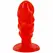 Baile Unisex Plug Model Red Suction Cup Flexible Anatomical Design