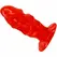 Baile Unisex Plug Model Red Suction Cup Flexible Anatomical Design