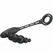 Pretty Love Vibrating Silicone Double Intimate Ring Set, Black, USB Rechargeable