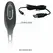 Pretty Love Vibrating Silicone Double Intimate Ring Set, Black, USB Rechargeable
