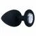 Intense Shelki L Plug Black - Medical Silicone, Ergonomic, 9.2 cm