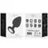 Intense Shelki L Plug Black - Medical Silicone, Ergonomic, 9.2 cm