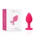 Intense Shelki S Fuchsia - Compact Silicone Plug with Diamond-Shaped Base