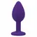 INTENSE Shelki S Lilac - Silicone Plug with Diamond-Style Base, Small