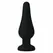 Intense Pipo M Black Silicone Anal Plug 11cm - Compact & Flexible Design
