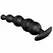 Pretty Love Silicone Intimate Plug Black 12 Vibration Modes Remote Control