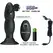 Pretty Love Anal Plug with Remote Control, Vibration & Rotation, Black
