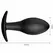 Pretty Love Silicone Plug Anchor 8.5 cm Black - Ergonomic Intimate Accessory