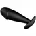 Pretty Love Anal Plug Silicone Black Ergonomic Handle Medium Size