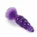 Baile Gelatina Series Intimate Plug 17cm Lilac with Suction Base