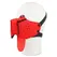 OHMAMA Adjustable Red Dog-Style Mask with Multi-Position Strap