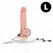 KINK Metalni hromirani set prstenova sa lancem i podesivim stezaljkama 3.8–5 cm 26 cm