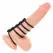 KINK Silikonski sistem prstenova, set od 5 komada 3.8–4.8 cm sa kožnim konektorom