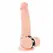 KINK Dupli intimni prsten 3.8–5 cm sa kožnim konektorom, crni
