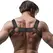 Fetish Submissive Attitude Adjustable Neoprene Chest Harness for Men Black
