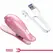 Pretty Love Cailey Wireless Vibrating Intimate Clamps Pink 10 Modes