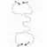 KINK 4-Chain Adjustable Nipple Clips with Decorative Chains 32cm