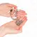 KINK Adjustable Nipple Clamps with Dual Thin Silver Chains 20/23 cm