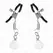 Kink Srebrne Staklene Perle Podesive Stege za Bradavice 6cm - Elegantan Metalni Dizajn