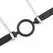 OHMAMA Ring Gag with Chains & Adjustable Nipple Clamps - Stainless Steel