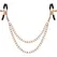 Coquette Chic Desire Metal Chain Nipple Accessory - Nickel-Free, Adjustable
