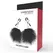 Darkness podesive stezaljke za bradavice sa ukrasnim pom-pom detaljima, crne